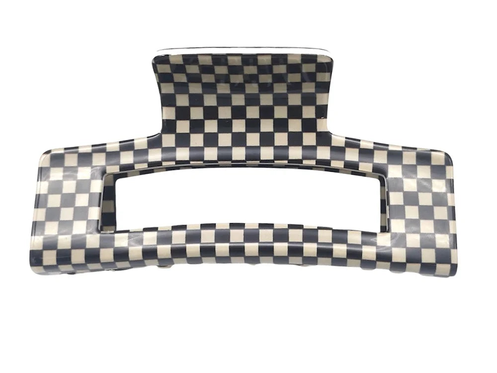 Oversized Rectangular Acetate Hair Claw