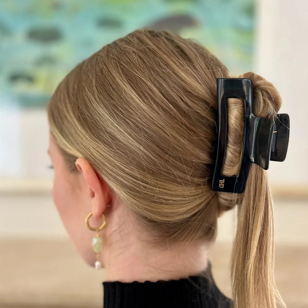 Oversized Rectangular Acetate Hair Claw