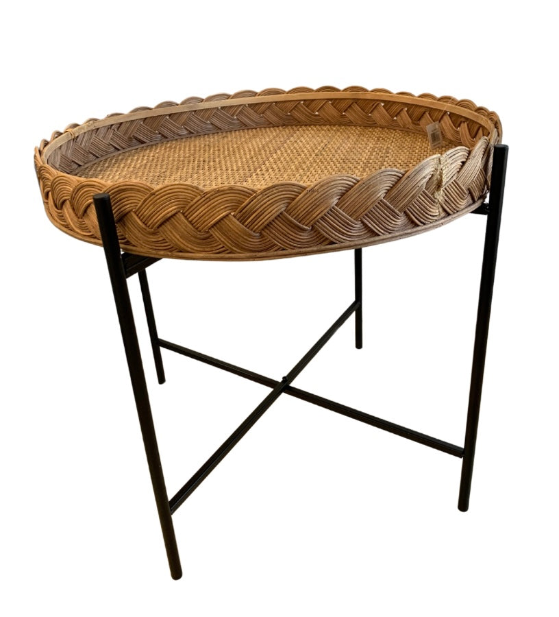 Joiner Rattan Round Table Small