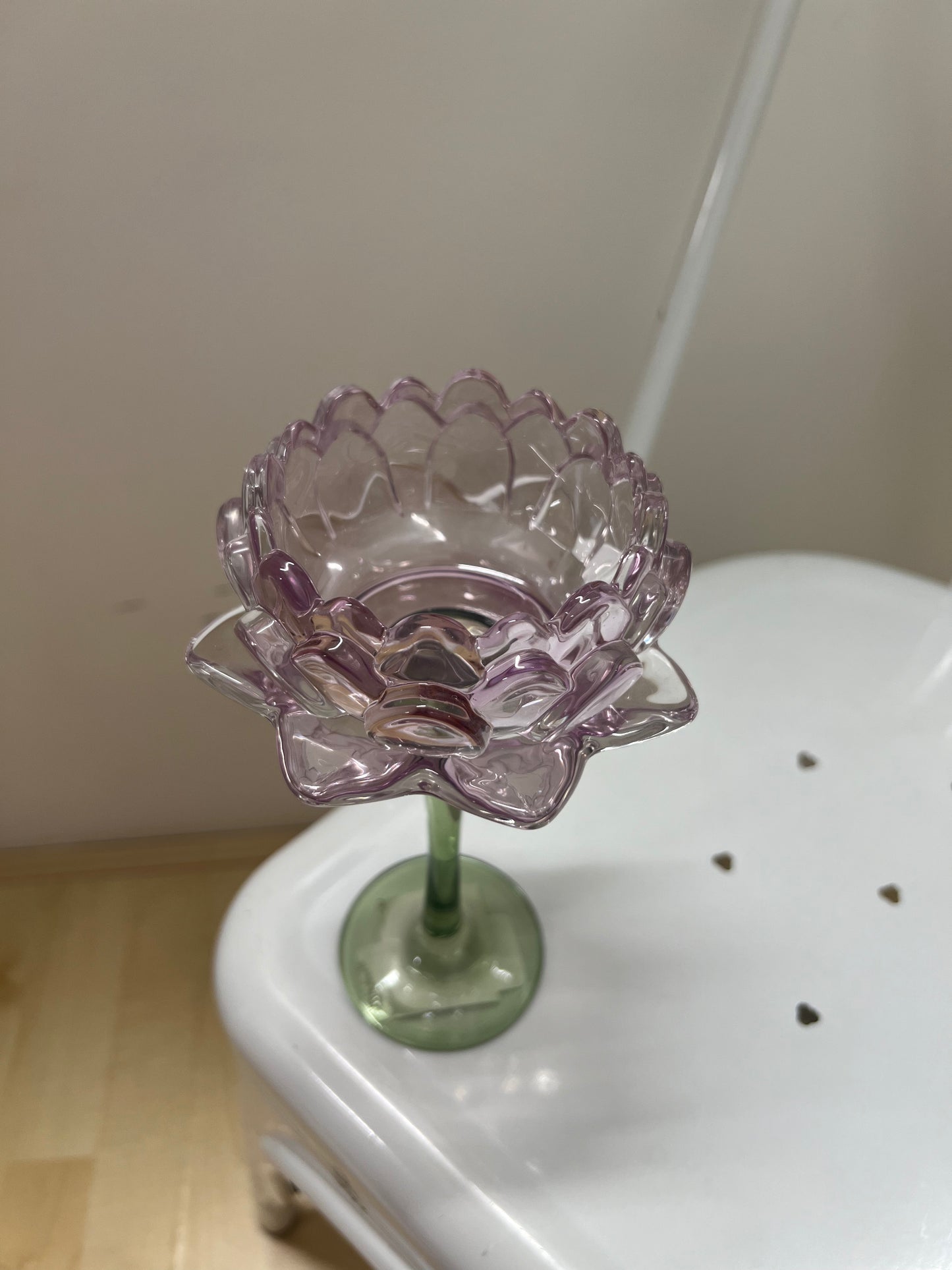 Figgins Stemmed Votive Flower