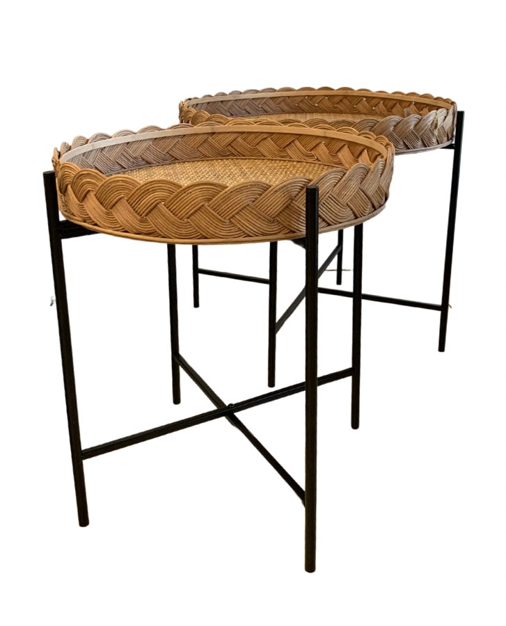 Joiner Rattan Round Table Small