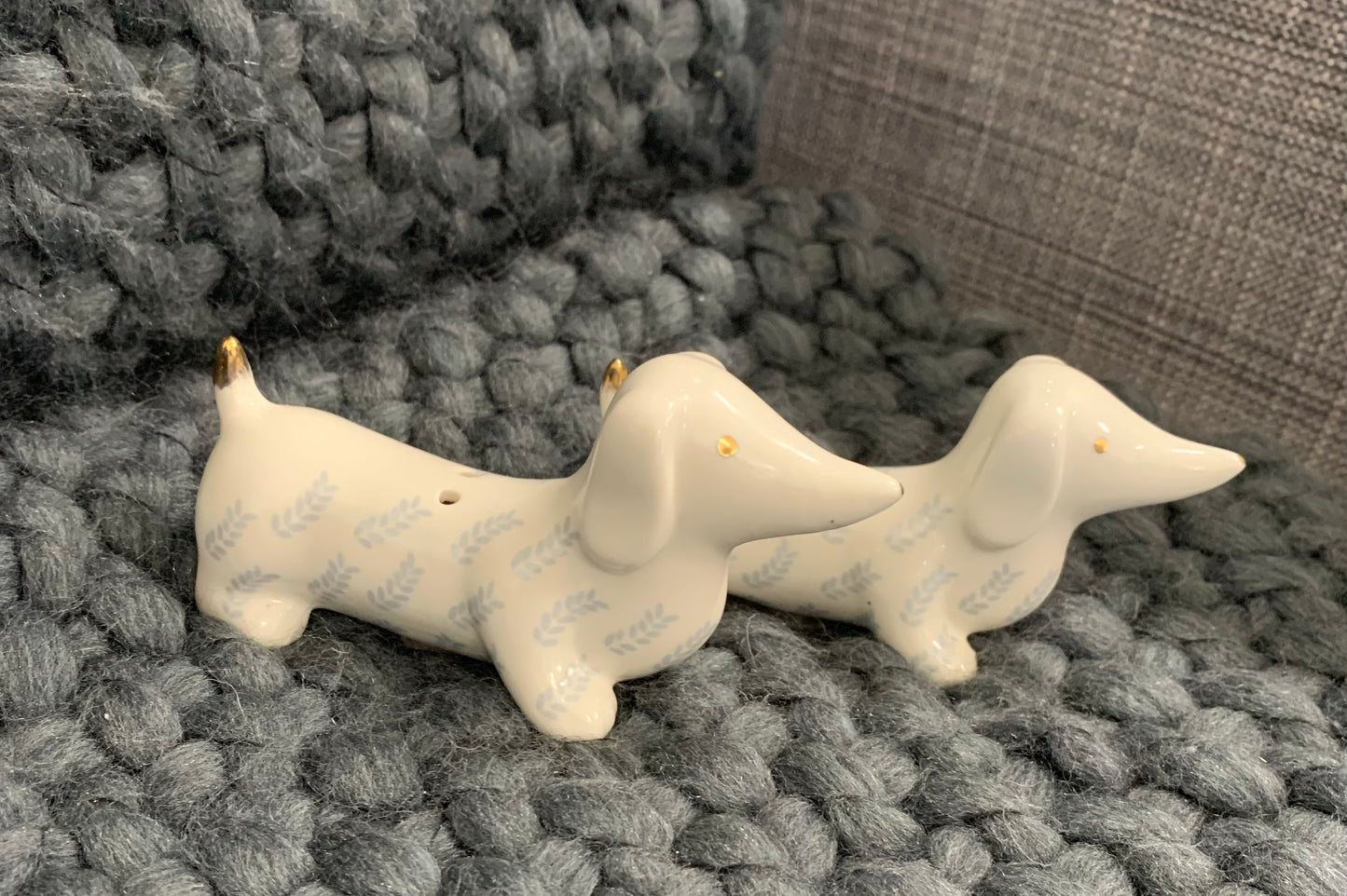 Dolly Ceramic Dog Salt and Pepper Shakers KW2277
