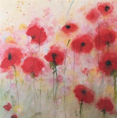 Poppy Field Card