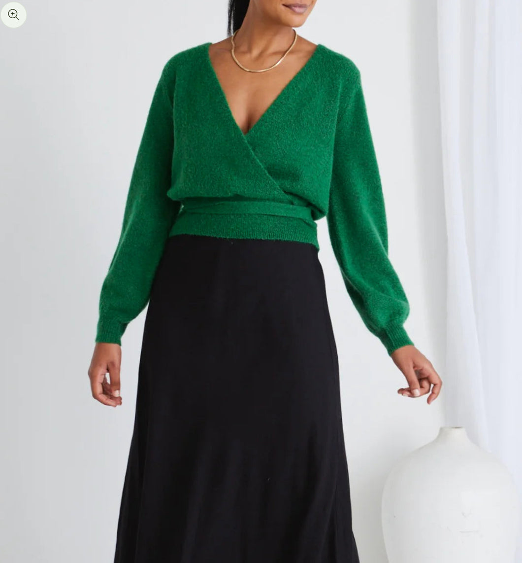 Charm Wrap Knit Jumper