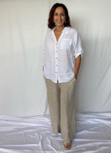 Load image into Gallery viewer, Mya Wide Leg Linen Pant
