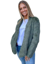 Load image into Gallery viewer, Fur Jacket - Waterfall
