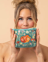 Load image into Gallery viewer, Embroidered Velvet Pouch
