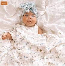 Load image into Gallery viewer, Forget Me Not Organic Muslin Wrap
