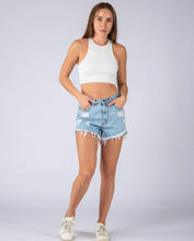 Load image into Gallery viewer, High Rise Denim Shorts 69903
