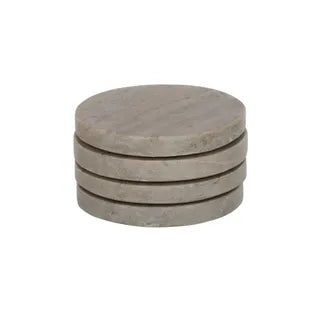 Neo Round Marble Coaster Set of 4