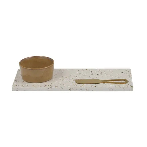 Anita Terrazzo 3 Piece Cheese Board