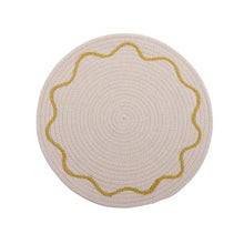 Load image into Gallery viewer, VIRGO COTTON ROUND PLACEMAT
