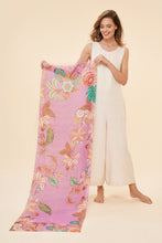 Load image into Gallery viewer, Persian Floral Linen Scarf
