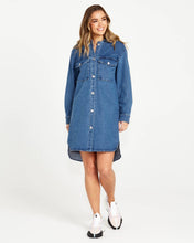 Load image into Gallery viewer, Nya Long Denim Shacket
