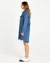 Load image into Gallery viewer, Nya Long Denim Shacket
