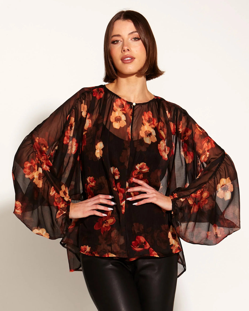 Bloom Batwing Sleeve Shirt