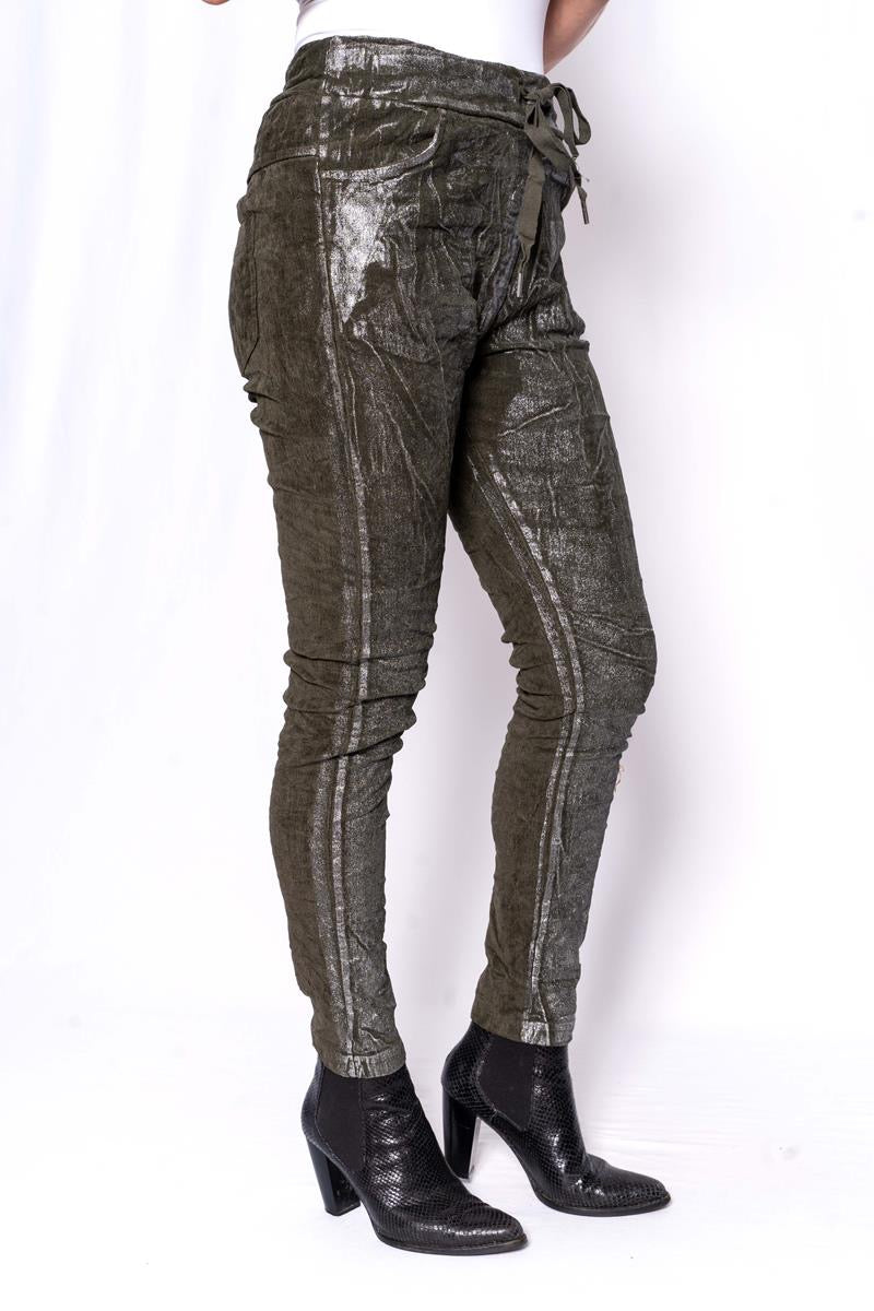 Sheen Velvet Stretch Pant