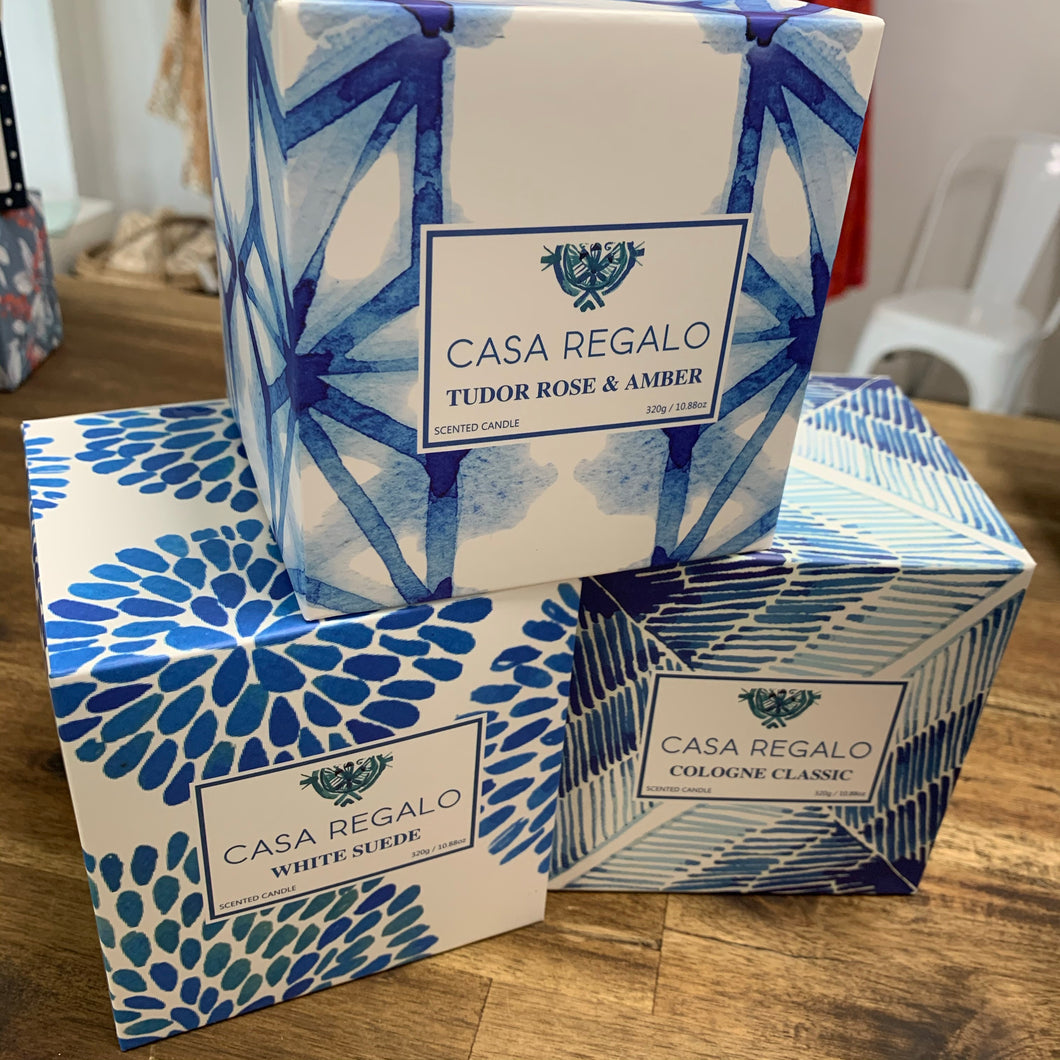 Casa Regalo Candles (Blue/White Boxes) *