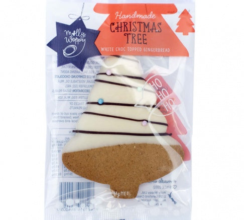CHOC DIPPED CHRISTMAS GINGERBREAD TREE 44G Molly Woppy
