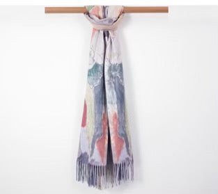 JJ sister Cotton viscose print scarf