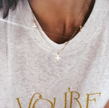 Load image into Gallery viewer, Gigi Triple Cross Necklace +
