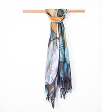 Load image into Gallery viewer, JJ sister Cotton viscose print scarf
