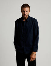 Load image into Gallery viewer, Men’s Linen Shirt - Navy M05-34-04
