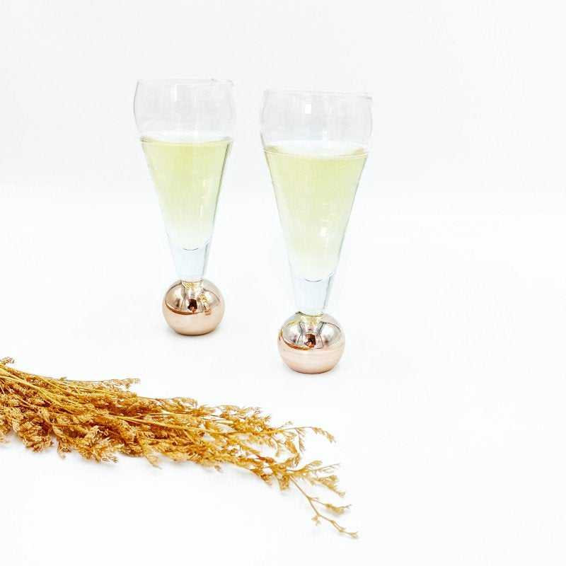 Stemless Champagne Glasses