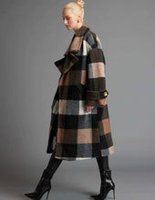 Load image into Gallery viewer, Stranger Oversized Check Coat
