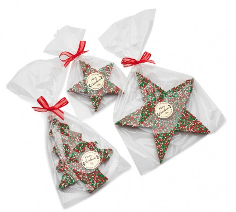Small freckled chocolate star 30g