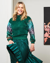 Load image into Gallery viewer, Sequin Sleeve Knit
