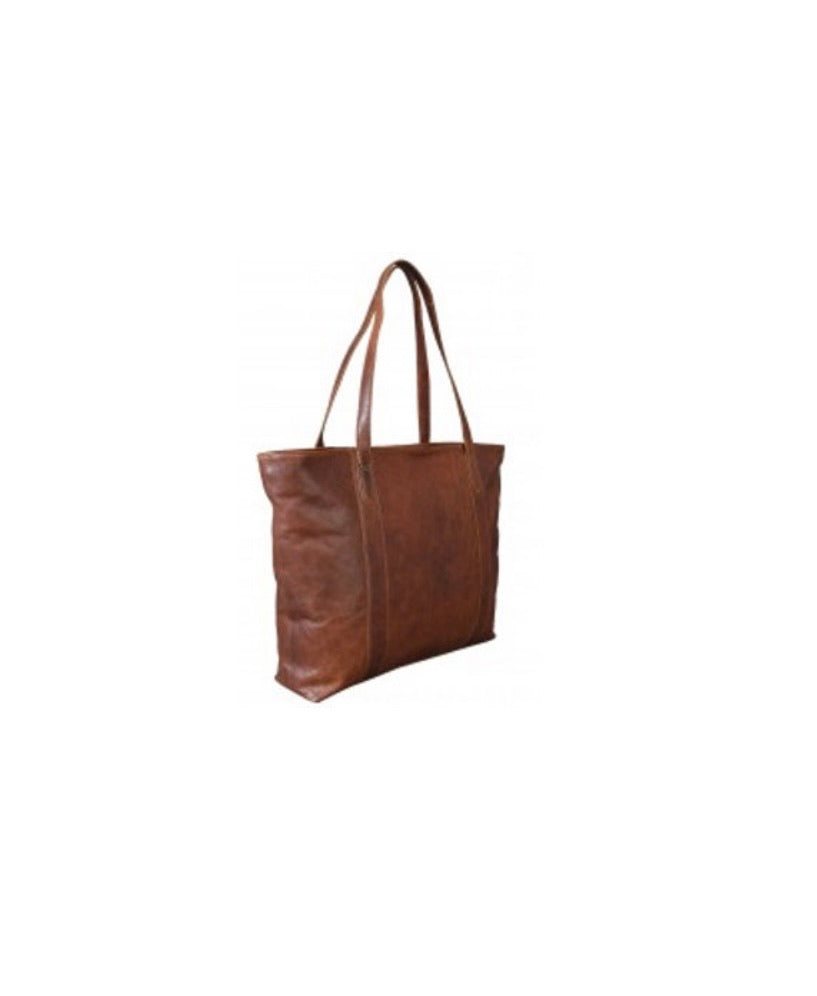 Carol Full Leather Tote Bag *