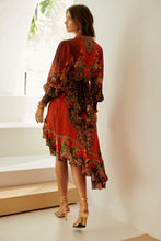 Load image into Gallery viewer, Czarina High Low Wrap Dress

